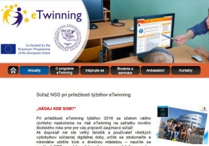 Súťaž NSS pri príležitosti týždňov eTwinning