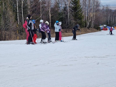 Lyžiarsky výcvik - druhý deň