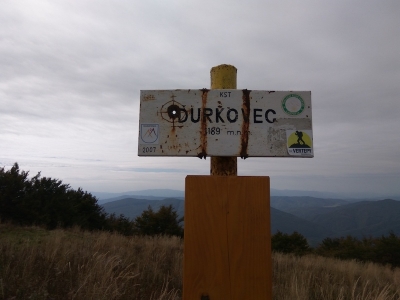 Vystúpili sme na Ďurkovec