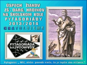 Výsledky školského kola PYTAGORIÁDY 2013 / 2014